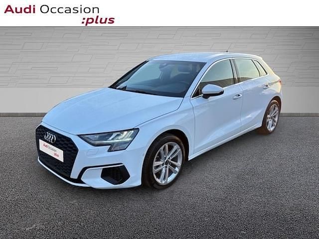 Blanc ibis Occasion 2023 Audi A3 Design | 23 486 € - Image 1/4