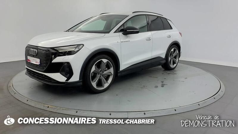 Blanc Utilisé 2022 Audi Q4 e-tron S-Line SUV | 46 999 € (Prix juste) - Image 1/3