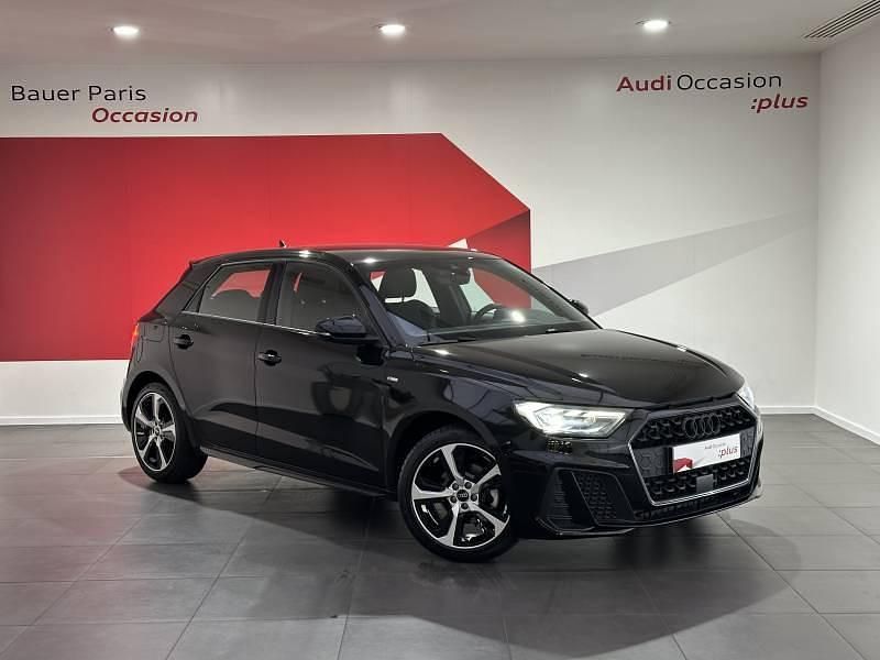 Noir mythe métallisé Utilisé 2024 Audi A1 Sportback S-Line Citadine | 32 220 € (Prix cher) - Image 1/4