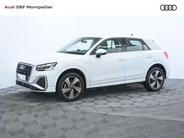 Blanc glacier métallisé Occasion 2021 Audi Q2 Advanced Plus SUV | 25 480 € - Image 1/4
