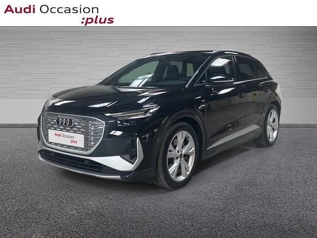 Noir mythe métallisé Utilisé 2022 Audi Q4 e-tron Edition .1 SUV | 36 995 € (Prix juste) - Image 1/4