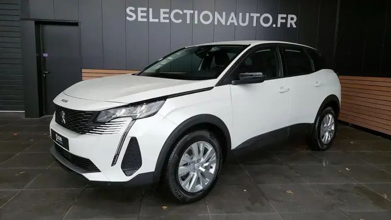 Blanc Utilisé 2022 Peugeot 3008 Active SUV | 32 690 € - Image 1/4