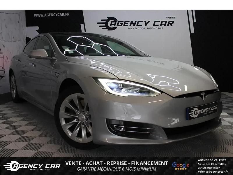 Occasion Tesla Model S 350 kW (476 ch) 2017 Gris Citadine