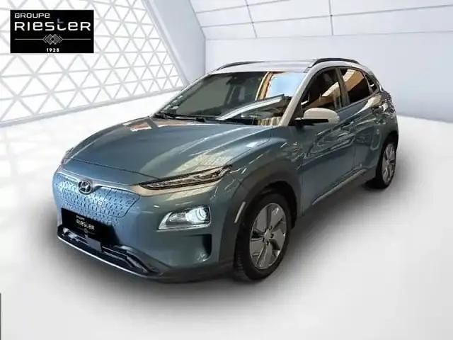 Bleu Utilisé 2021 Hyundai Kona Style SUV | 19 680 € (Prix juste) - Image 1/4