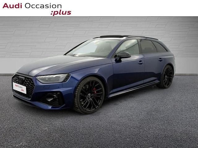 Bleu navarre métallisé Occasion 2021 Audi RS4 Sport Break | 77 990 € - Image 1/4