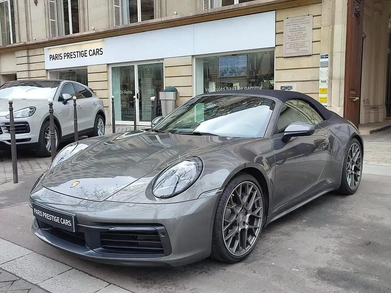 Gris Utilisé 2020 Porsche 911 Carrera Cabriolet Cabriolet | 139 900 € - Image 1/4