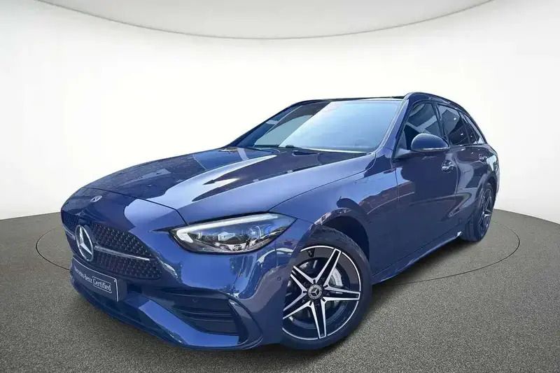 Bleu Utilisé 2024 Mercedes C300 AMG line Break | 52 990 € (Prix assez cher) - Image 1/4