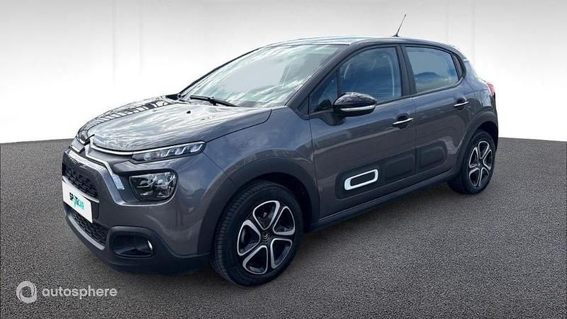 Gris Utilisé 2022 Citroën C3 PureTech Citadine | 11 580 € (Prix juste) - Image 1/4