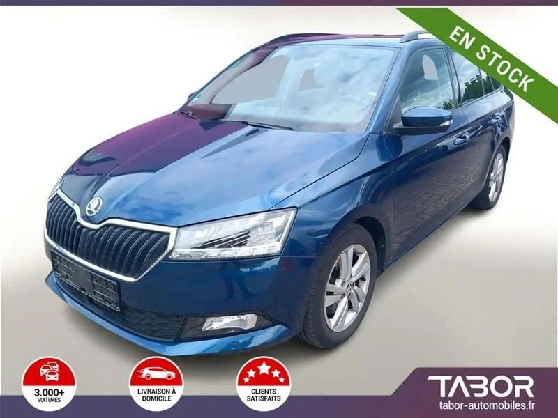Bleu Utilisé 2021 Skoda Fabia Style Break | 15 988 € (Bon prix) - Image 1/4