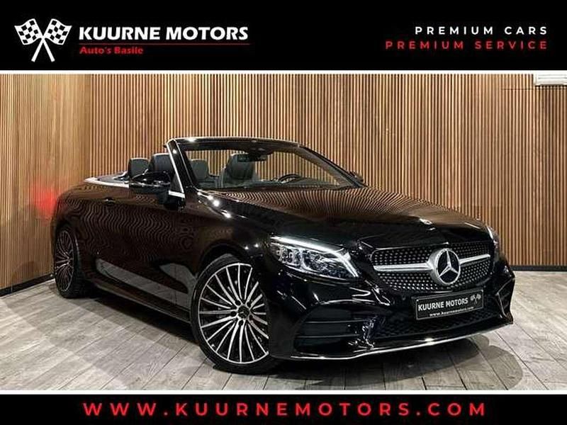 Occasion Mercedes C220 AMG line 194 ch (142 kW) 2019 Noir Cabriolet