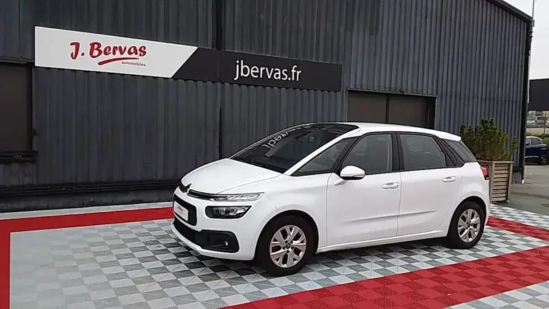 Blanc Utilisé 2017 Citroën C4 Picasso Business Class Monospace | 14 290 € (Prix cher) - Image 1/4