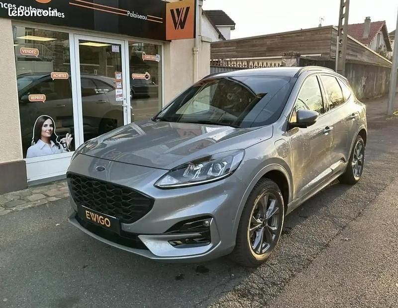 Gris Utilisé 2021 Ford Kuga ST-Line X SUV | 24 990 € (Prix juste) - Image 1/4