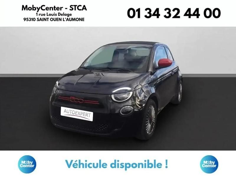 Noir Occasion 2023 Fiat 500C Red Cabriolet | 13 980 € (Prix juste) - Image 1/4