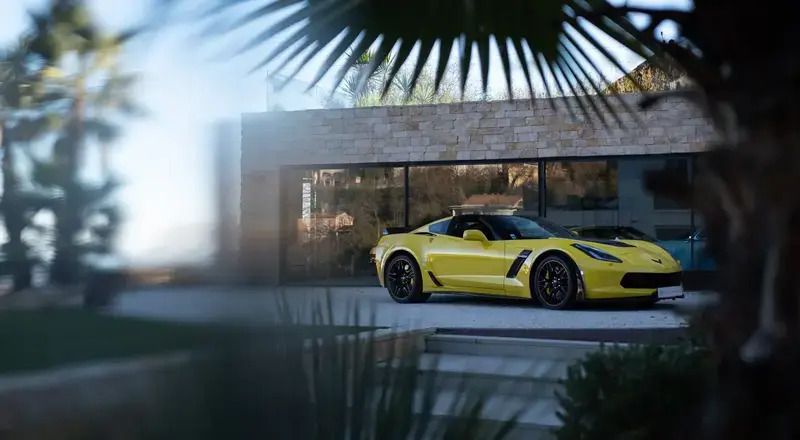 Jaune Utilisé 2016 Chevrolet Corvette Z06 Cabriolet | 139 999 € - Image 1/4