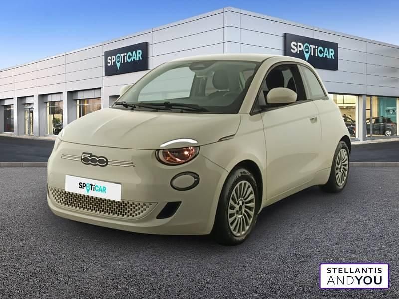 Blanc Utilisé 2023 Fiat 500e Action Berline | 12 990 € (Super prix) - Image 1/4