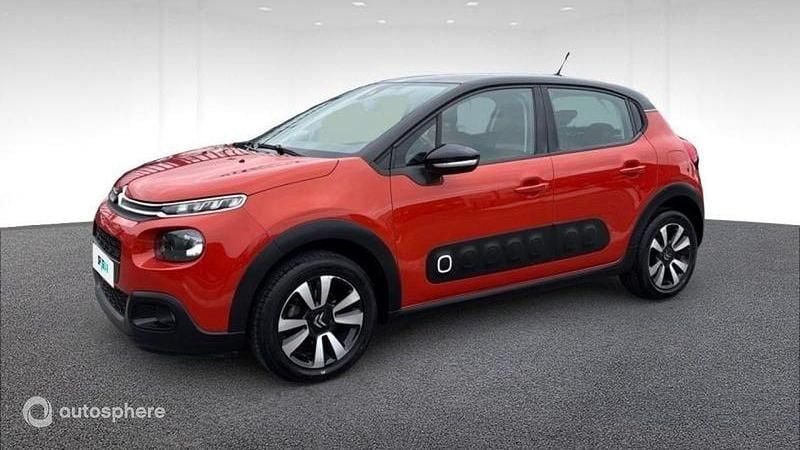 Orange Utilisé 2019 Citroën C3 PureTech Citadine | 9 873 € (Prix juste) - Image 1/4