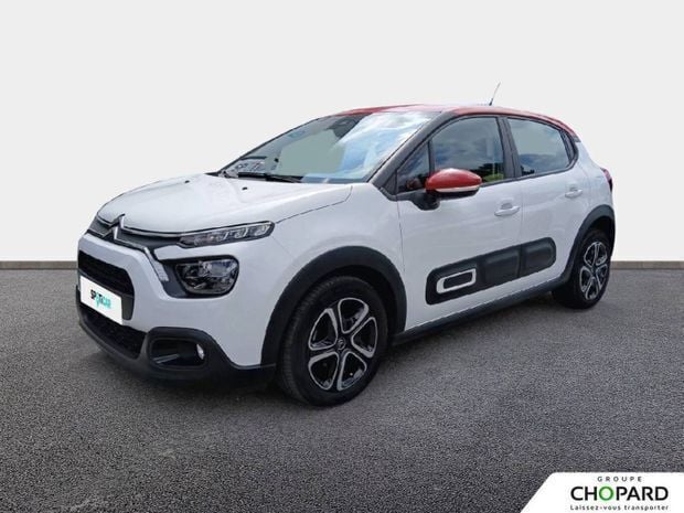 Blanc Utilisé 2022 Citroën C3 Shine Citadine | 10 325 € (Prix juste) - Image 1/4