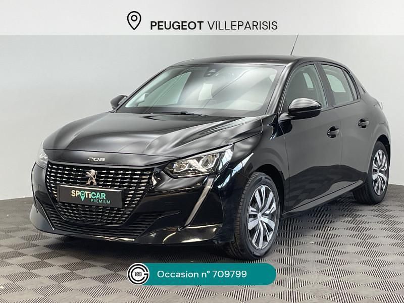 Noir Utilisé 2020 Peugeot 208 Business-Line Citadine | 10 490 € (Prix juste) - Image 1/4