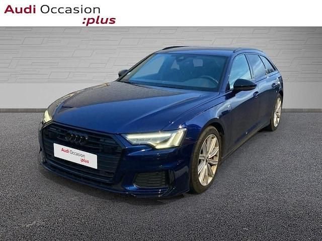Bleu navarre métallisé Occasion 2021 Audi A6 Competition Break | 39 790 € - Image 1/4