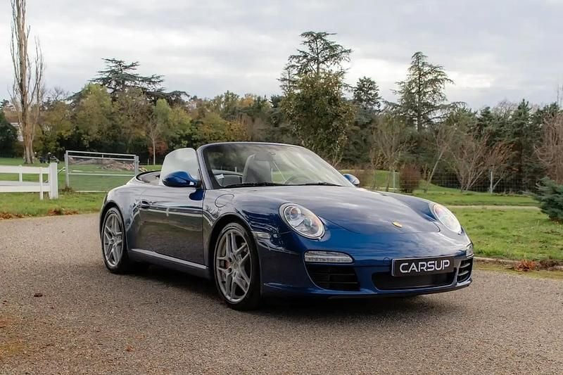 Bleu Occasion 2008 Porsche 911 Carrera S Cabriolet Cabriolet | 73 000 € - Image 1/4
