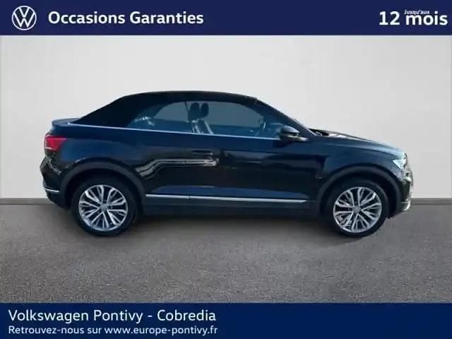 Occasion VW T-Roc Cabriolet Style 2020 Noir intense nacrée, capote noire Cabriolet
