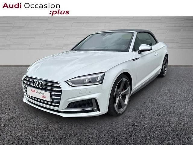 Blanc tofana cristal Utilisé 2018 Audi S5 Cabriolet Sport Cabriolet | 46 990 € - Image 1/4