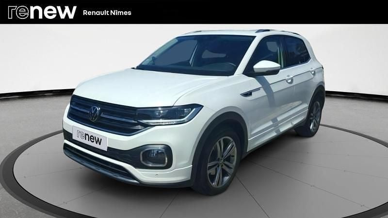 Blanc Utilisé 2023 VW T-Cross R-line SUV | 23 999 € (Prix juste) - Image 1/4