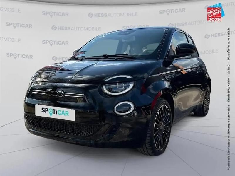 Noir Utilisé 2024 Fiat 500e La Prima Berline | 21 499 € (Prix assez cher) - Image 1/4