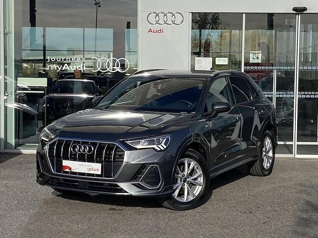 Gris daytona nacré Occasion 2023 Audi Q3 S-Line SUV | 36 890 € - Image 1/4