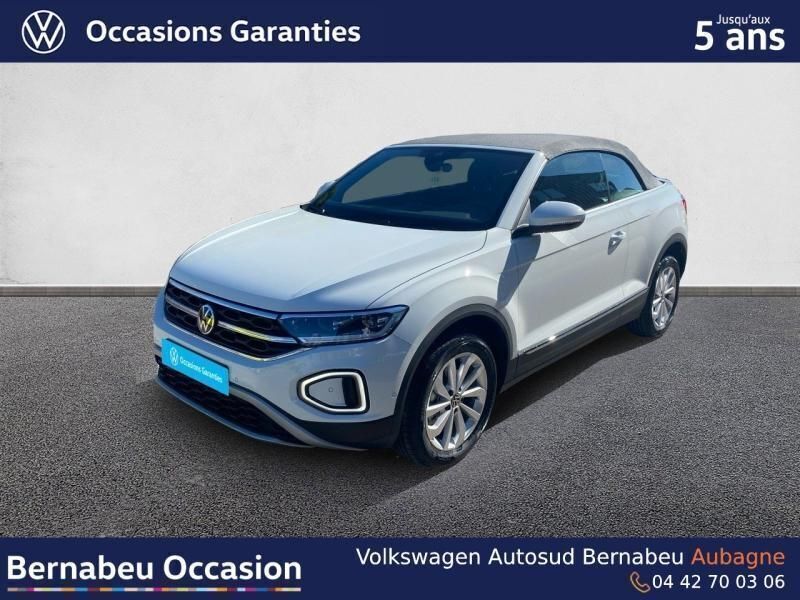 Blanc pur, capote noire Nouvelle 2025 VW T-Roc Cabriolet Style Cabriolet | 40 890 € - Image 1/4