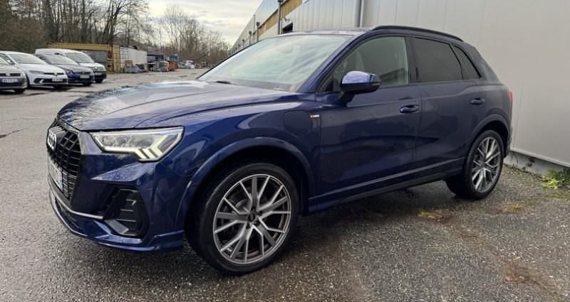 Bleu Occasion 2021 Audi Q3 S-Line SUV | 28 990 € (Bon prix) - Image 1/4
