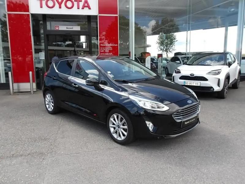 Noir Utilisé 2019 Ford Fiesta Titanium Citadine | 11 990 € (Prix juste) - Image 1/4