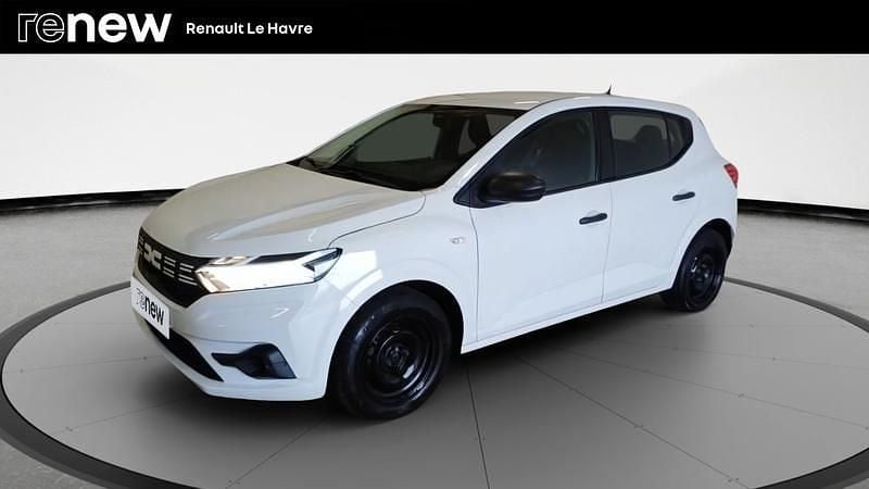 Blanc Utilisé 2023 Dacia Sandero Essentiel Citadine | 13 290 € (Bon prix) - Image 1/4