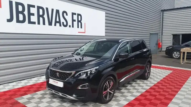 Noir Utilisé 2019 Peugeot 5008 Allure Monospace | 27 990 € - Image 1/4