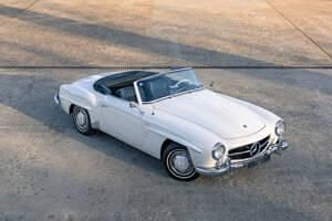 Blanc Utilisé 1961 Mercedes 190 Cabriolet | 124 900 € - Image 1/4
