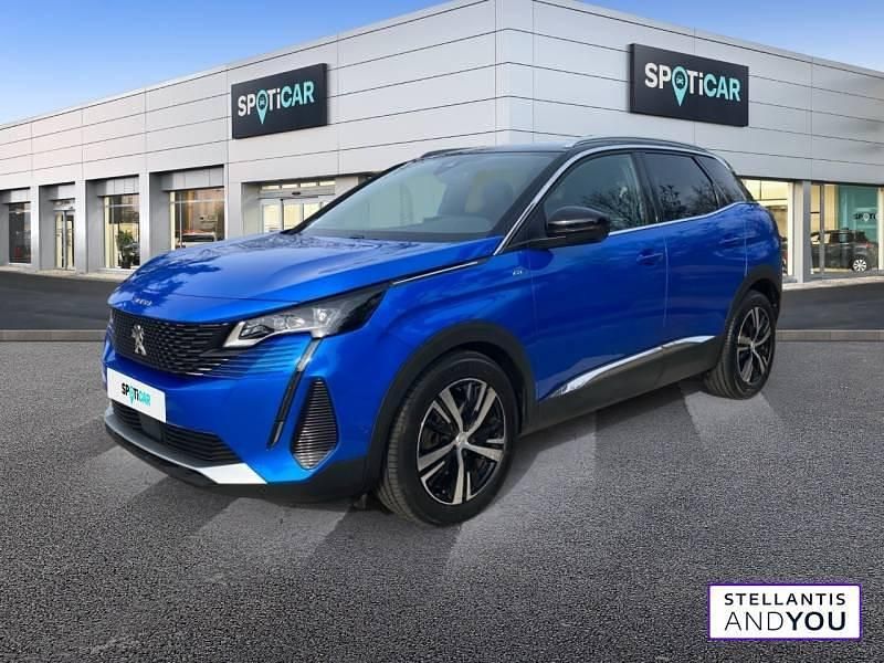 Bleu Utilisé 2020 Peugeot 3008 GT | 19 790 € (Prix juste) - Image 1/4