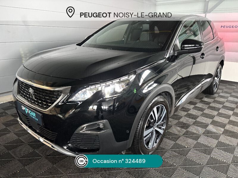 Noir Utilisé 2020 Peugeot 3008 GT-line SUV | 17 950 € (Prix juste) - Image 1/4