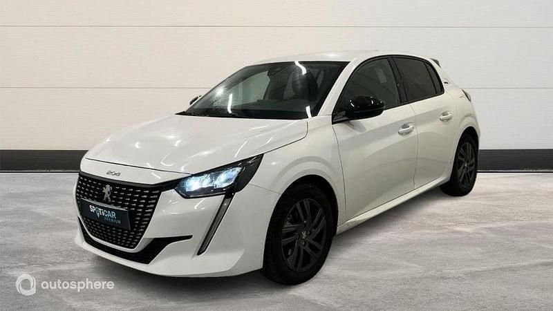 Blanc Utilisé 2022 Peugeot 208 Style Citadine | 14 999 € (Prix juste) - Image 1/4