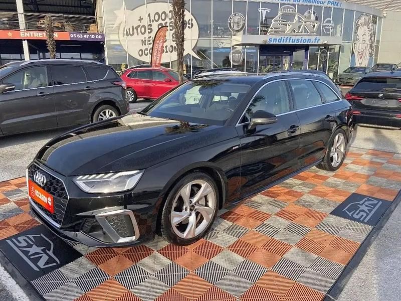 Noir Occasion 2022 Audi A4 S-Line Break | 31 450 € (Bon prix) - Image 1/4