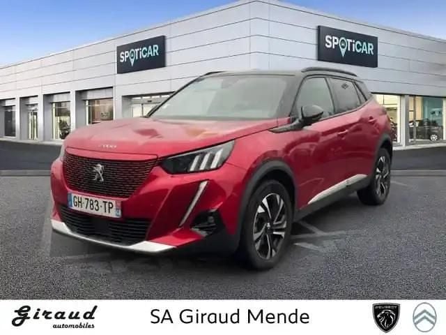 Rouge Occasion 2022 Peugeot e-2008 SUV | 18 990 € (Prix juste) - Image 1/4