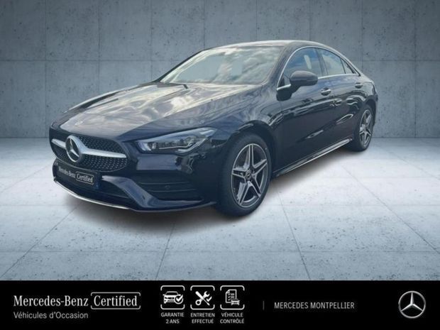 Noir Utilisé 2024 Mercedes CLA250e AMG line Berline | 42 970 € - Image 1/4