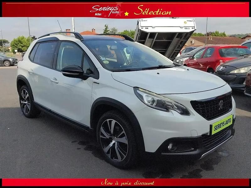 Blanc Utilisé 2016 Peugeot 2008 GT-line SUV | 10 980 € (Prix assez cher) - Image 1/4
