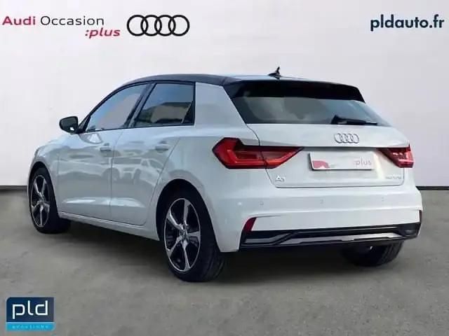 Blanc glacier métallisé Occasion 2020 Audi A1 Sportback Advanced Plus Citadine | 18 490 € (Prix juste) - Image 1/3