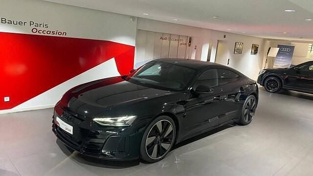 Noir mythe métallisé Utilisé 2022 Audi e-tron GT quattro Sport Berline | 59 480 € (Prix assez cher) - Image 1/4