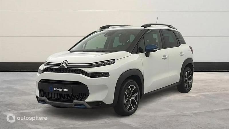 Blanc Utilisé 2021 Citroën C3 Aircross PureTech SUV | 12 499 € (Prix juste) - Image 1/4