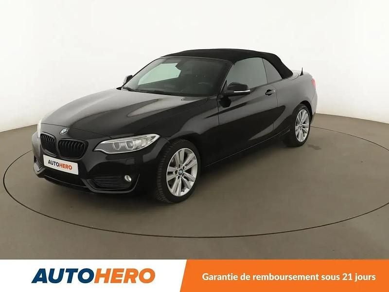 Noir Utilisé 2016 BMW 218 Cabriolet | 18 690 € (Prix juste) - Image 1/2
