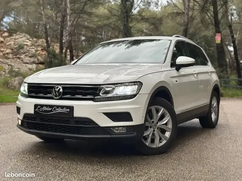 Blanc Utilisé 2019 VW Tiguan Comfortline SUV | 21 990 € (Bon prix) - Image 1/4