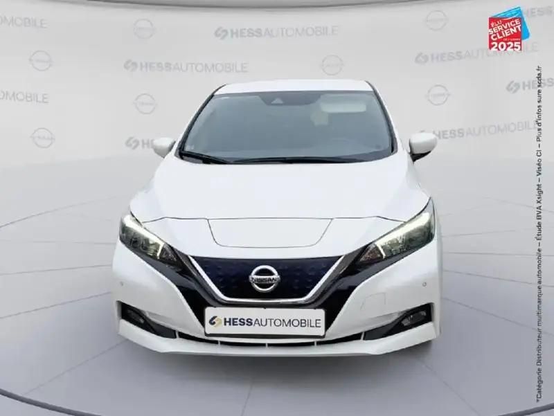 Blanc Utilisé 2021 Nissan Leaf N-Connecta Citadine | 13 299 € (Prix juste) - Image 1/4