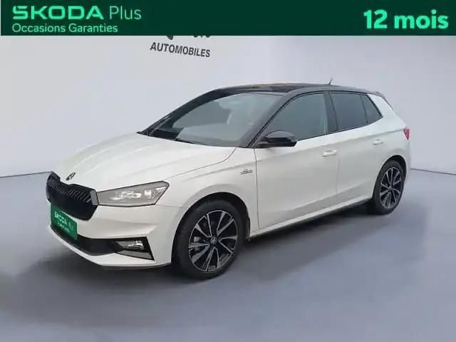 Blanc Occasion 2023 Skoda Fabia Berline | 21 900 € (Prix juste) - Image 1/4