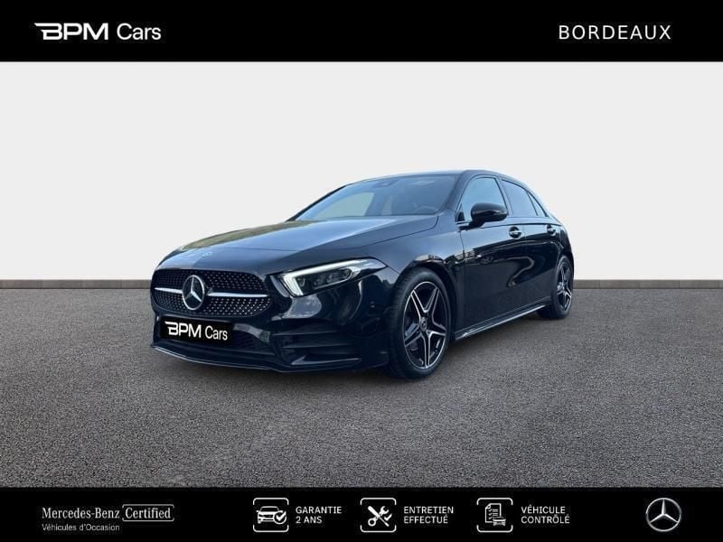 Noir Utilisé 2022 Mercedes A200 Berline | 34 990 € (Prix assez cher) - Image 1/3